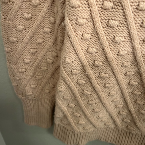 Calvin Klein Blush Mock Neck Knit Sweater - Picture 6 of 10